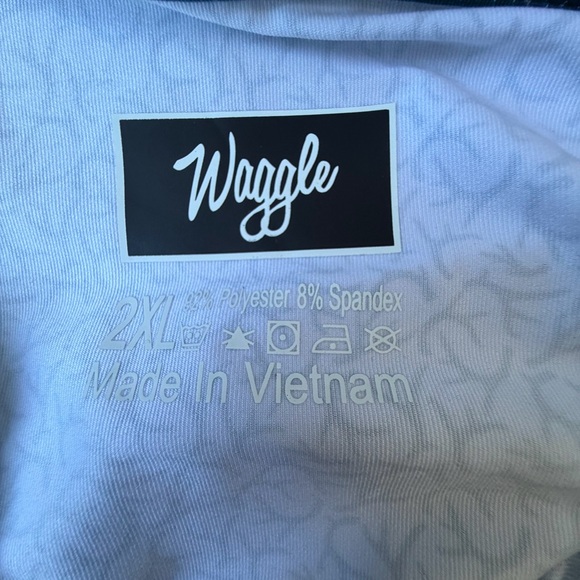 Waggle Performance Polo Antlers Stretchy Active Golf Office Plus Size - Picture 6 of 6